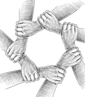 Circle of hands